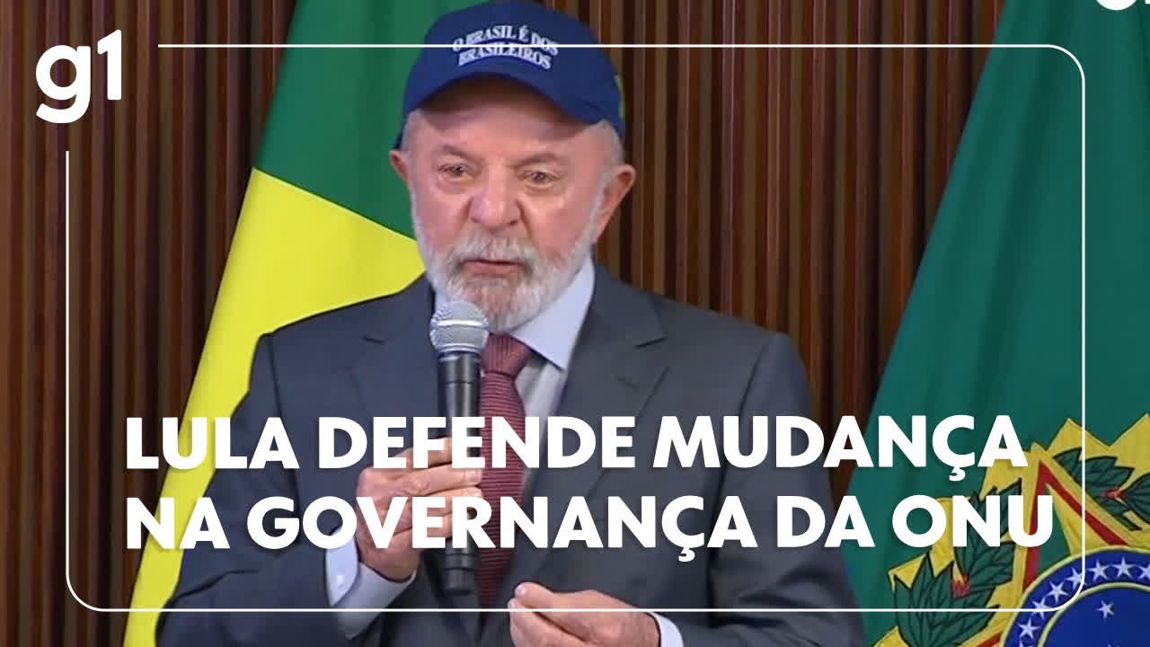 Lula defende mudança na governança da ONU