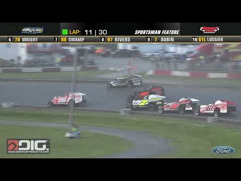 Airborne Park Speedway | Sportsman Feature Highlights | 6/14/25 - dirt track racing video image