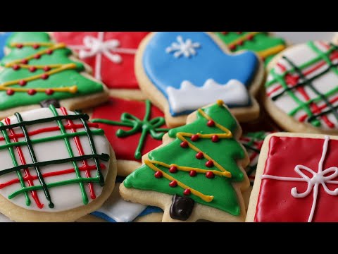 Shortbread Cut-Out Cookies With Royal Icing