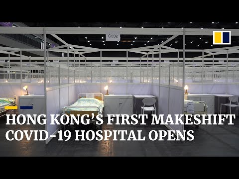 Hong Kong’s first makeshift Covid-19 hospital in operation amid third wave of coronavirus crisis