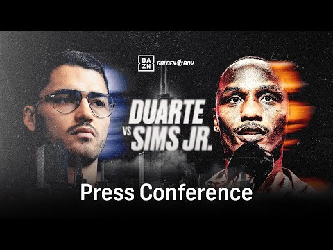 OSCAR DUARTE VS. KENNETH SIMS JR PRESS CONFERENCE LIVESTREAM