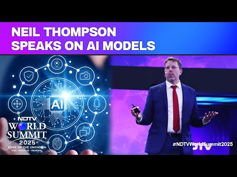 NDTV World Summit: Neil Thompson Speaks On AI Models