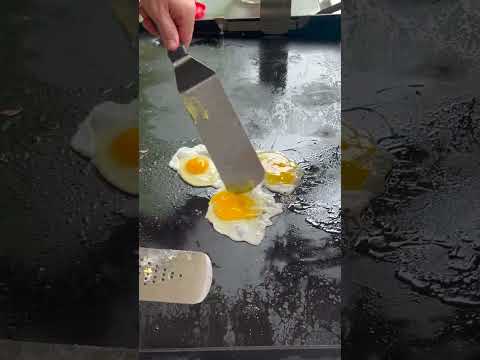 Delicious Pancakes and Eggs On The Griddle | #Weber #Blackstone #Grill #recipe