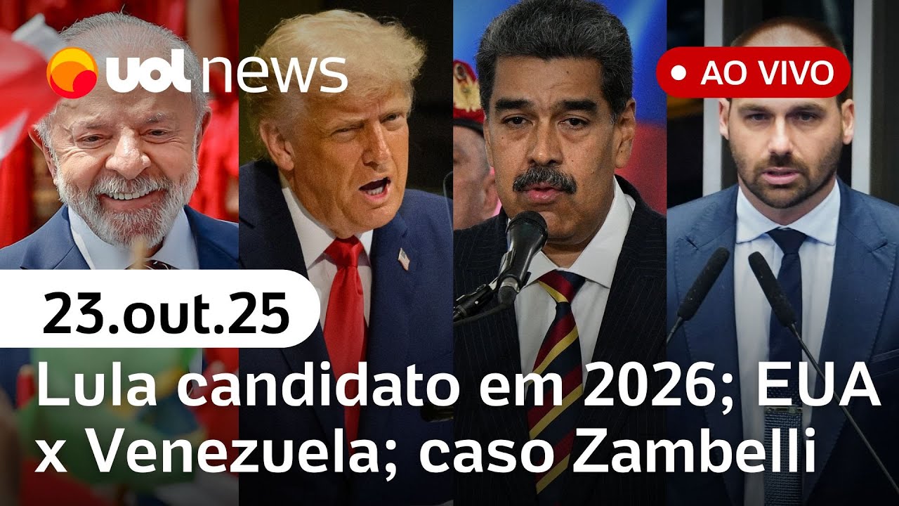 Lula confirma disputa por Presidência em 2026; EUA x Venezuela; cassação de Eduardo arquivada e+