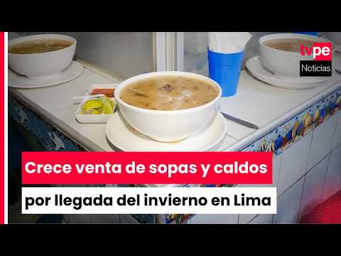 ¡Empezó el frío! Venta de caldos aumenta ante el inicio del invierno