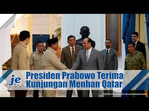 Tiba di Indonesia, Presiden Prabowo Terima Kunjungan Menteri Pertahanan Qatar