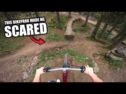 RIDING THE SCARIEST BIKEPARK EVER!?