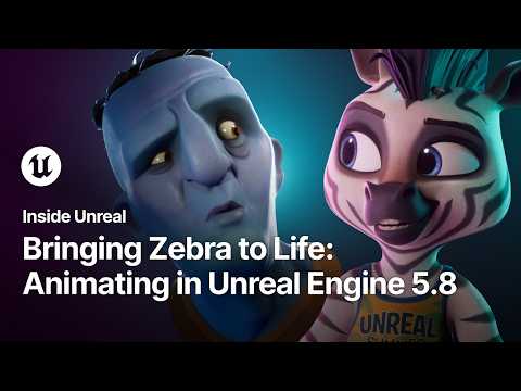 Bringing Zebra to Life: Animating in Unreal Engine 5.8 | Inside Unreal
