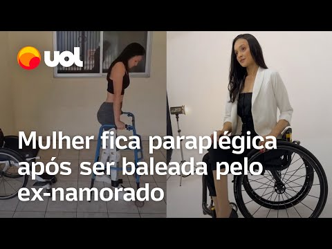 Mulher fica paraplégica após ser baleada pelo ex-namorado: 'Não teve briga, só senti o tiro'; vídeo