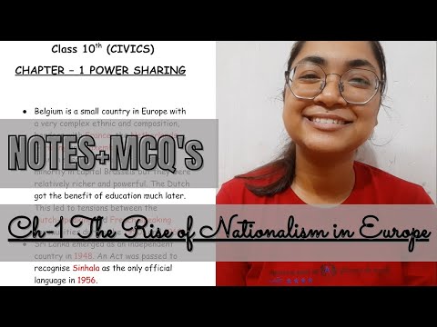 Ch-1 The rise of Nationalism in Europe NOTES+MCQs🔥 || History Ch-1 || Class 10 || Social Science