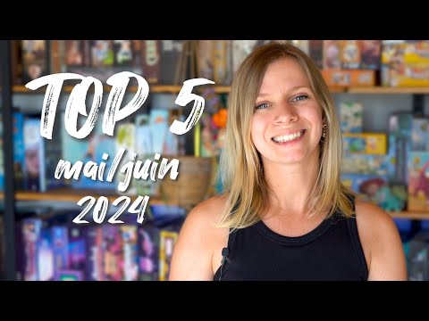 TOP 5 des MEILLEURS jeux de société de mai-juin 2024