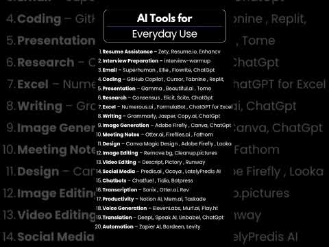 AI tools for everyday use#ai #aitools #aivideo #business #motivation #sports #viralvideo #ytshorts