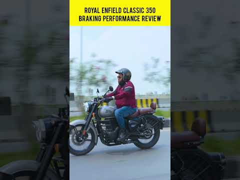 Royal Enfield Classic 350 Braking Performance Review #RoyalEnfieldClassic350 #RoyalEnfield #BikeBD