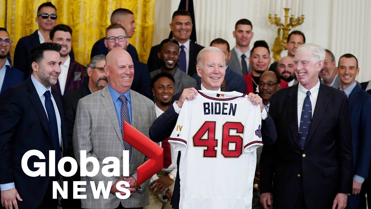 Biden jokes as he hosts 2021 world champion Atlanta Braves: “Given a 0.04% chance to win – on CNN”