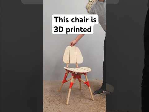 I built this chair using 3d printing and basic tools, and so can YOU! #3dprinting #diy