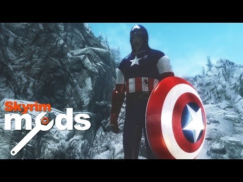 Captain America and the Throwable Shield - Top 5 Skyrim Mods of the Week - UCbu2SsF-Or3Rsn3NxqODImw