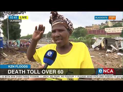 Update | KZN Floods | Death toll over 60