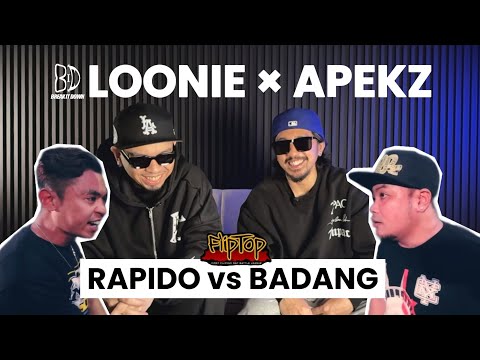 LOONIE × APEKZ | BREAK IT DOWN: Rap Battle Review E355 | FLIPTOP: RAPIDO vs BADANG
