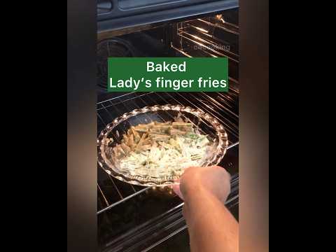 BAKED Lady’s Finger Fry 😋( bindi fry recipe ) #easy #healthy #yummy