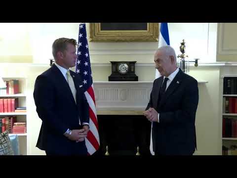 ראש הממשלה בני* נתניהו נפגש עם הסנאטור טים שיהי בבלייר האוס בוושינגטון.