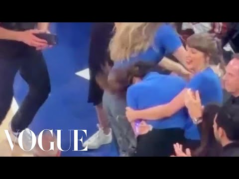 Taylor Swift and HAIM Celebrate the New York Knicks