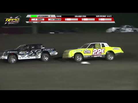 Hobby Stock Feature | Rapid Speedway | 6-4-2021 - dirt track racing video image