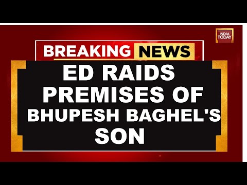 Enforcement Directorate Raids Premises of Bhupesh Baghel's Son Chaitanya in Money Laundering Case