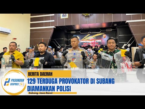 129 Terduga Provokator di Subang Diamankan Polisi