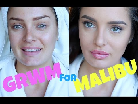 Travel Get Ready With Me! Doing My Makeup For A Day In MALIBU