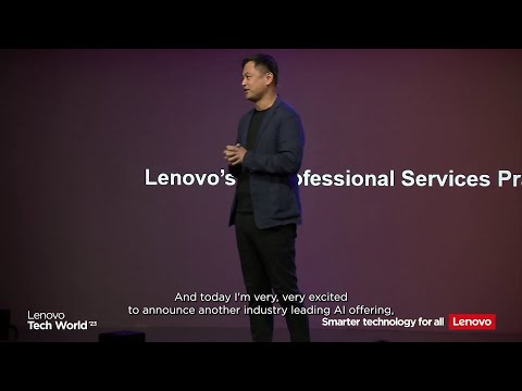 Lenovo Tech World 2023: Dr. Rui on Foundation Models & the Future of AI