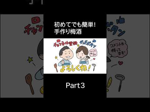 【簡単手作り】梅酒の作り方！失敗しないレシピで丁寧に説明！Part3