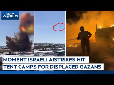 Isarel Gaza Attack | 37 Killed in Israeli Airstrikes Targeting Tent Camps for Displaced Gazans