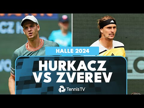 Hubert Hurkacz vs Alexander Zverev Match Highlights | Halle 2024 Semi-Final