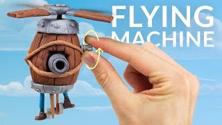 Flying Machine (Clash Royale) – Polymer Clay / Lego Technic Tutorial