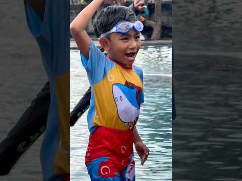 Pulang Sekolah, Deo Les kemudian Berenang 🤗 #deodakarosa