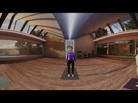 15-Min VR Morning Yoga for Beginners {Full 360 for VR/XR Headset: Oculus, Meta Quest, HTC, Apple)
