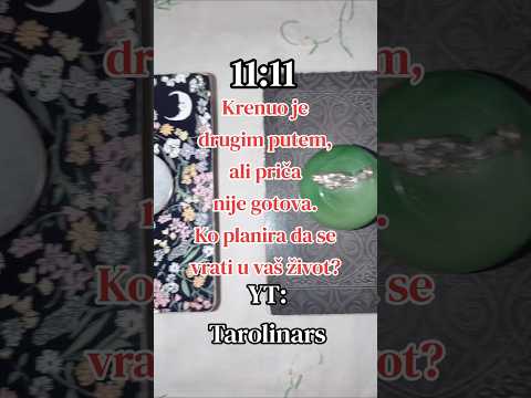 KRENUO JE DRUGIM PUTEM, ALI PRIČA NIJE GOTOVA. Ko Planira da se Vrati u Vaš Život? #tarot