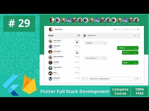 Whatsapp & Facebook Messenger Clone App Android Studio Flutter Firebase FCM Tutorial