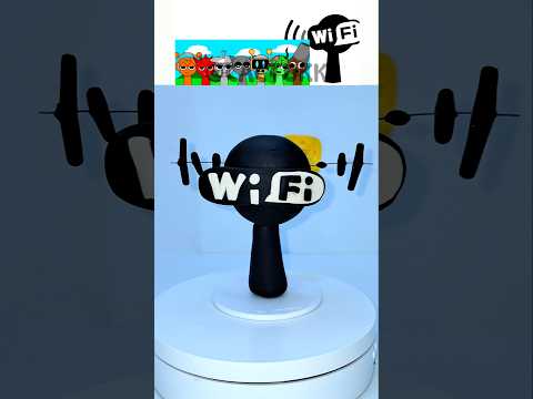 Sprunki 🎵 I Made Wi-Fi 📶 With Clay ⚫️⚪️ #sprunki 🎶