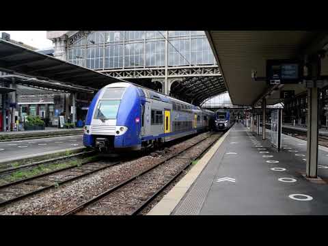 SNCF TER 2N NG 315 Vertrekt van Station Lille Flandres