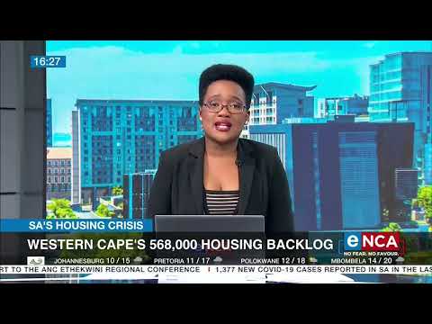 Western Cape's 568,000 housing backlog