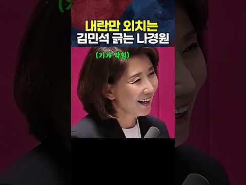 내란만 외치는 <strong>김민석</strong> 긁는 나경원