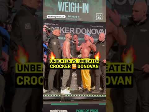 🔥 Lewis Crocker vs. Paddy Donovan 🔥