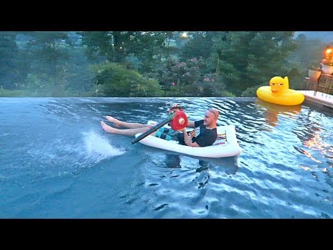 Floaty and Leaf Blower in a Pool - UCe_vXdMrHHseZ_esYUskSBw