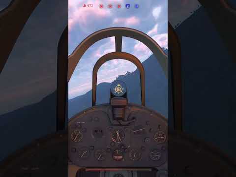 USN Hellcat meets A6M2 Zero over Guadalcanal #enlisted #gaijin #shorts