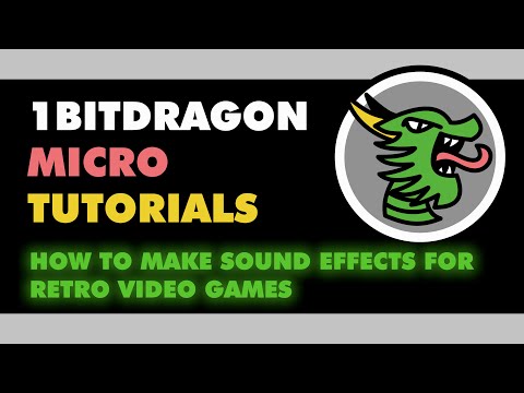 How to make sound effects for retro video games?