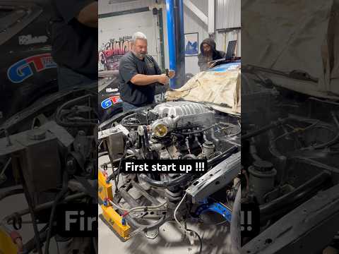 Firing up our Hellcat supercharged 240 #lsswap #nissan #drift #project 