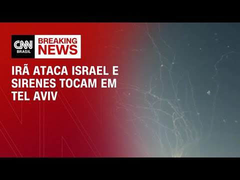 ​Irã ataca Israel; Sirenes tocam em Tel Aviv | LIVE CNN