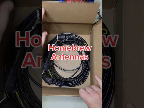 Packages with Ham Radio Gifts - Antennas and Morse Code Stuff #shortsyoutube