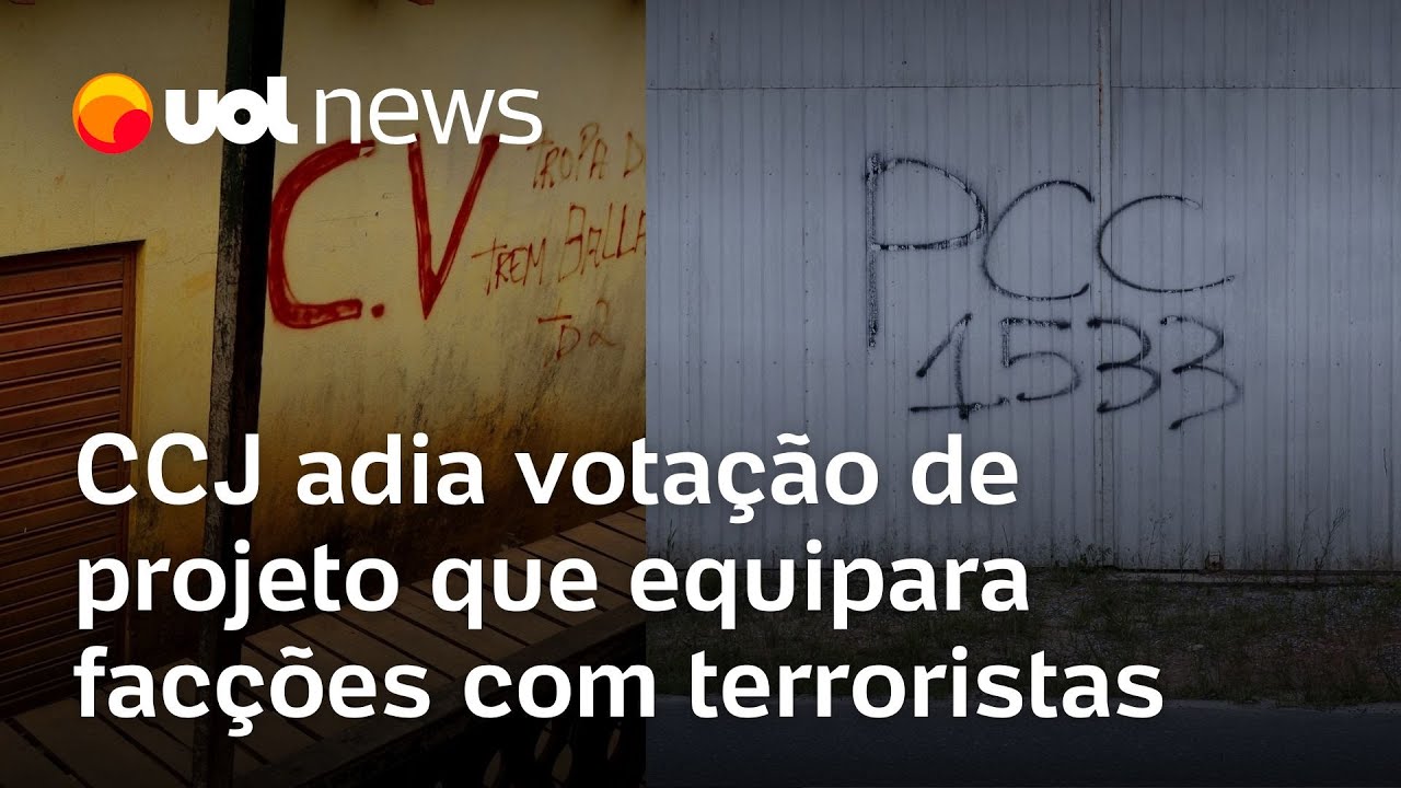 Comissão da Câmara adia projeto que equipara facções criminosas a organizações terroristas